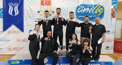 SCÜ Wushu Türkiye Şampiyonasında 7 Madalya ve 2 Kupa 