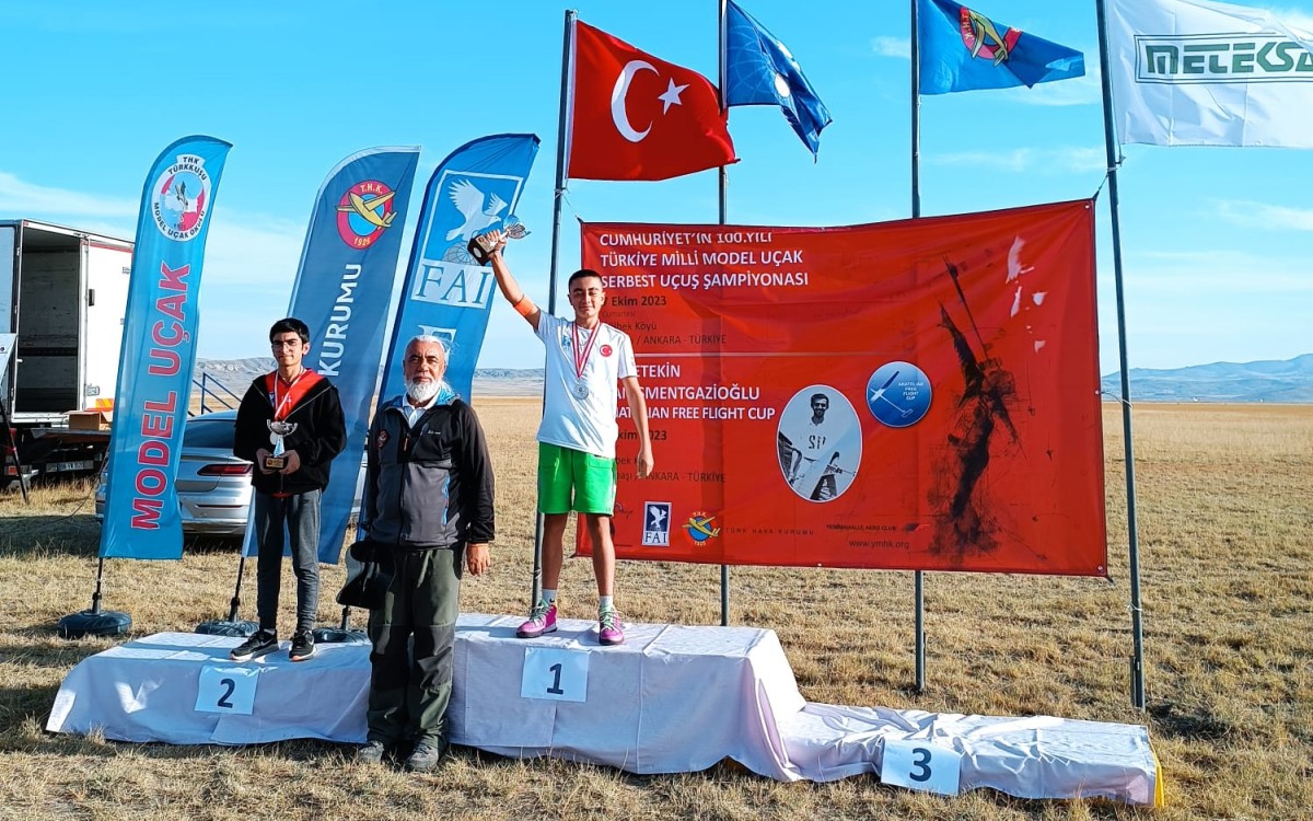 Türkiye Millî Model Uçak Serbest Uçuş Şampiyonasında Sporcumuzdan Büyük Başarı 