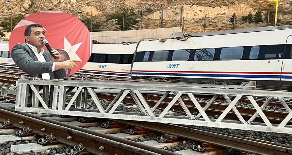 YHT Sivas - Ankara Hattında Yine Tren Raydan Çıktı