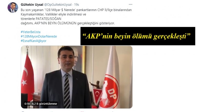 “AKP’nin beyin ölümü gerçekleşti”