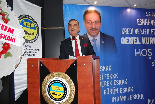  Sivas Bölge Birliği Başkanılığı’na Mesut Dursun seçildi