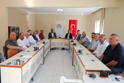 BAŞKAN UZUN, BUĞDAY PAZARI ESNAFIYLA BULUŞTU