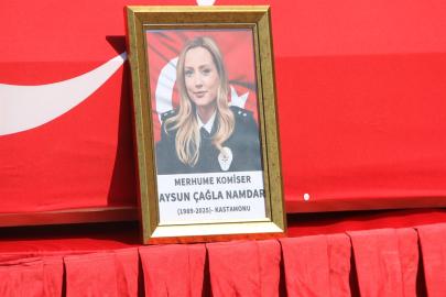 Sivas-Trafik kazasında hayatını kayeden komiser için tören
