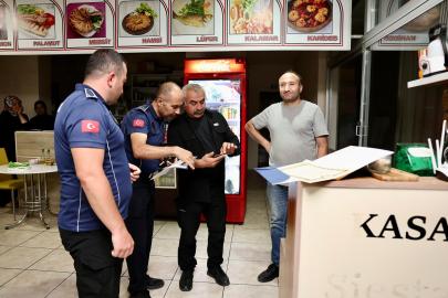 Sivas’ta Zabıta Ekiplerinden Gece ve Pazar Denetimleri