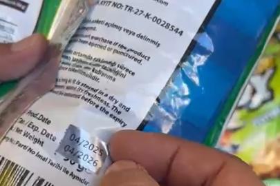 Sivas'ta son kullanma tarihi değiştirilmiş cipslere el konuldu