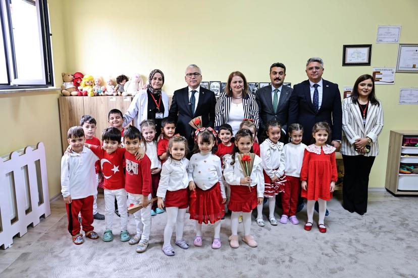 Vali Yılmaz Şimşek’ten Saygın Kreş ve Gündüz Bakımevi’ne Ziyaret
