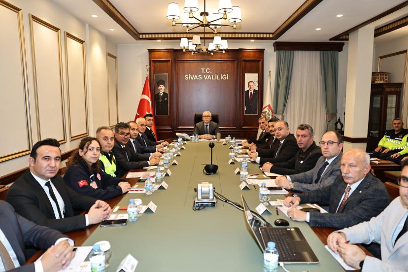 Sivas’ta Kış Tedbirleri Toplantısı Yapıldı