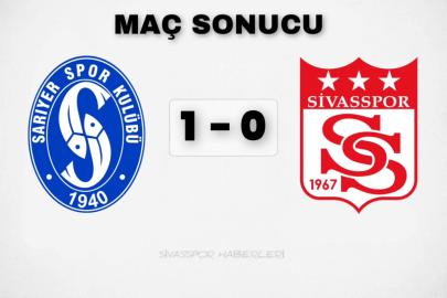 Sivasspor, Sarıyer Deplasmanından Mağlubiyetle Döndü