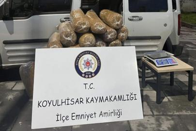Koyulhisar’da Kaçak Tütün Operasyonu: 186 Kilogram Tütün Ele Geçirildi