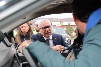 Sivas Valisi Yılmaz Şimşek’ten Bayram Öncesi Trafik Denetimi
