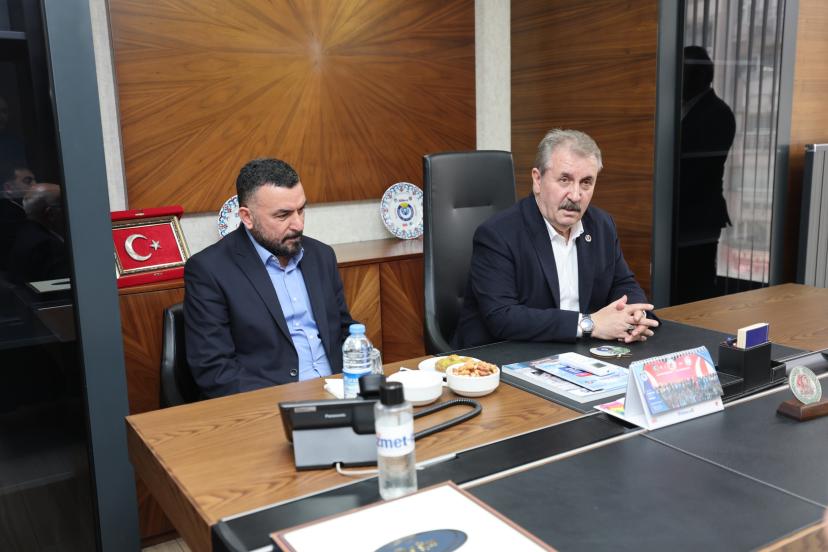 BBP Genel Başkanı Destici ve Başkan Uzun’dan Hizmet-İş’e Ziyaret