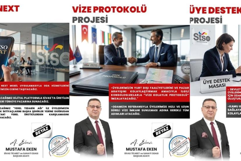 Mustafa Eken’den STSO İçin 3 Yeni Proje
