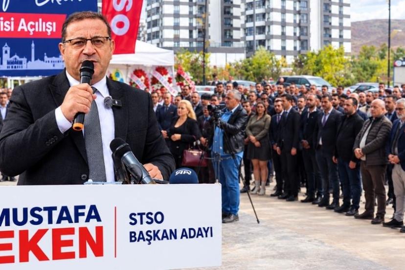 Stso Başkan Adayı Mustafa Eken Seçim Ofisini Açtı